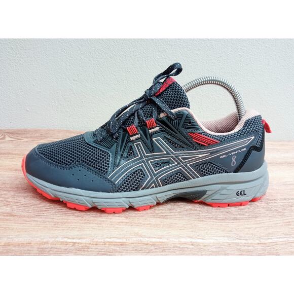 Asics Shoes - Asics Gel Venture 8 Running Athletic Sneakers Lace Up Shoes Grey Women’s 8.5 W